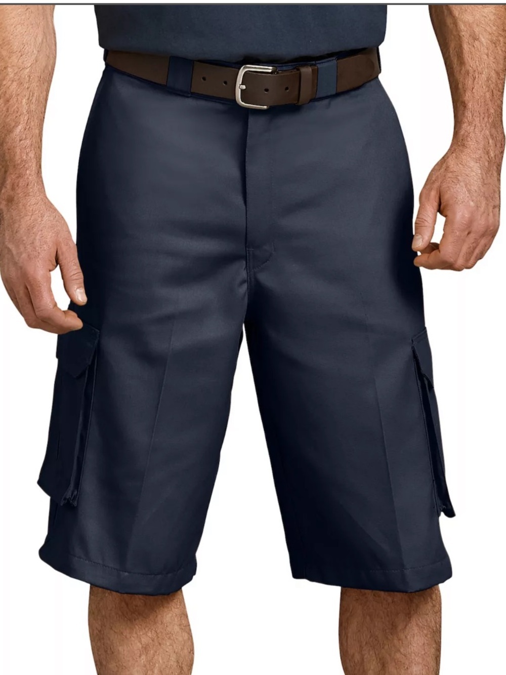 New! Dickies Classic Men's Cargo Shorts - Navy 38 Waist